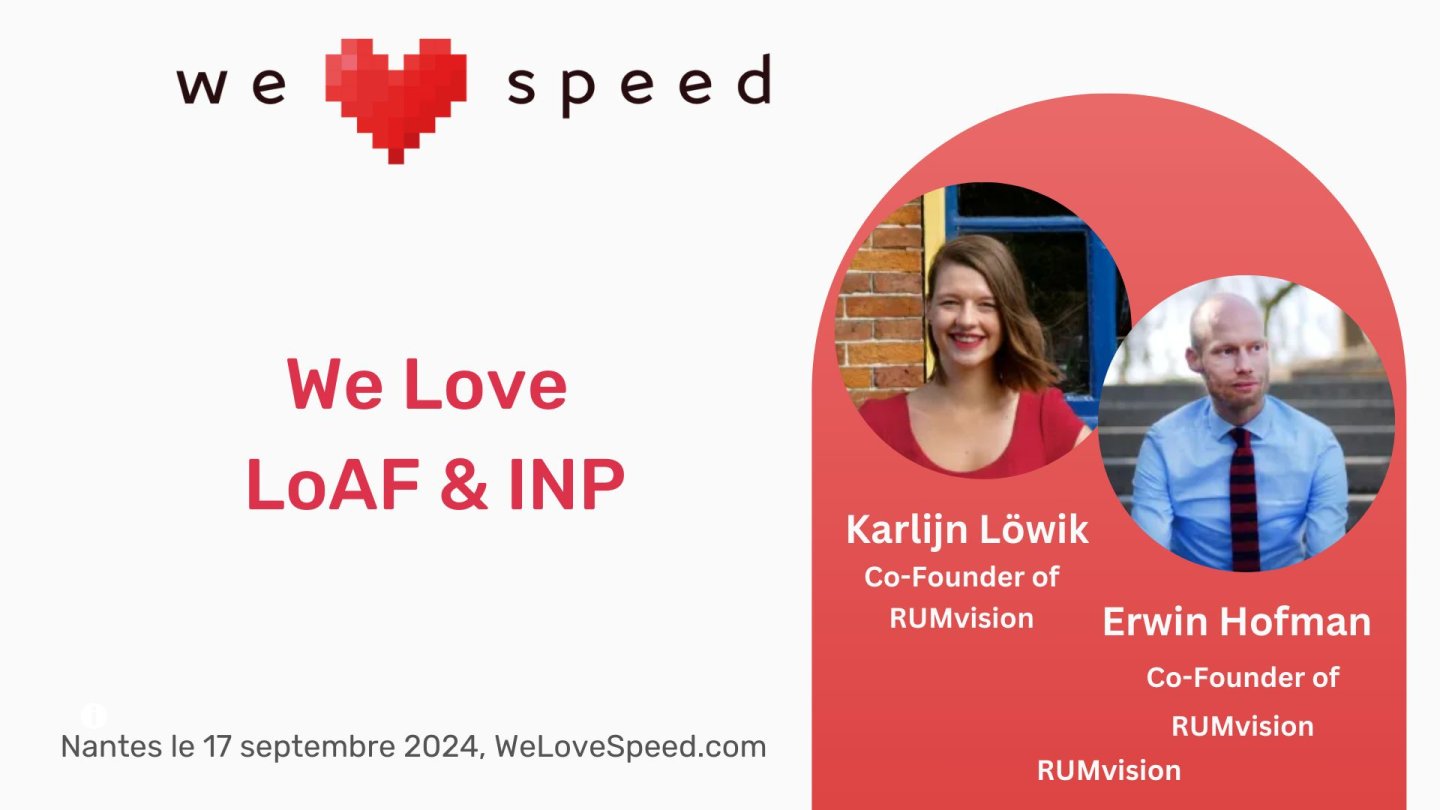 Talking at WeLoveSpeed